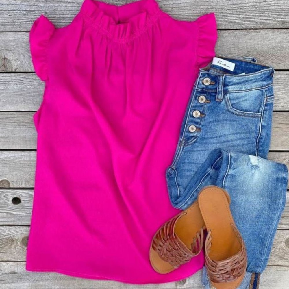 Madison Ruffle Top